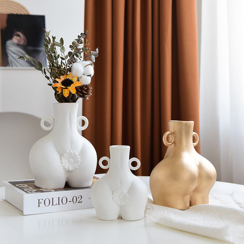 Nordic Human Body Flower Vases